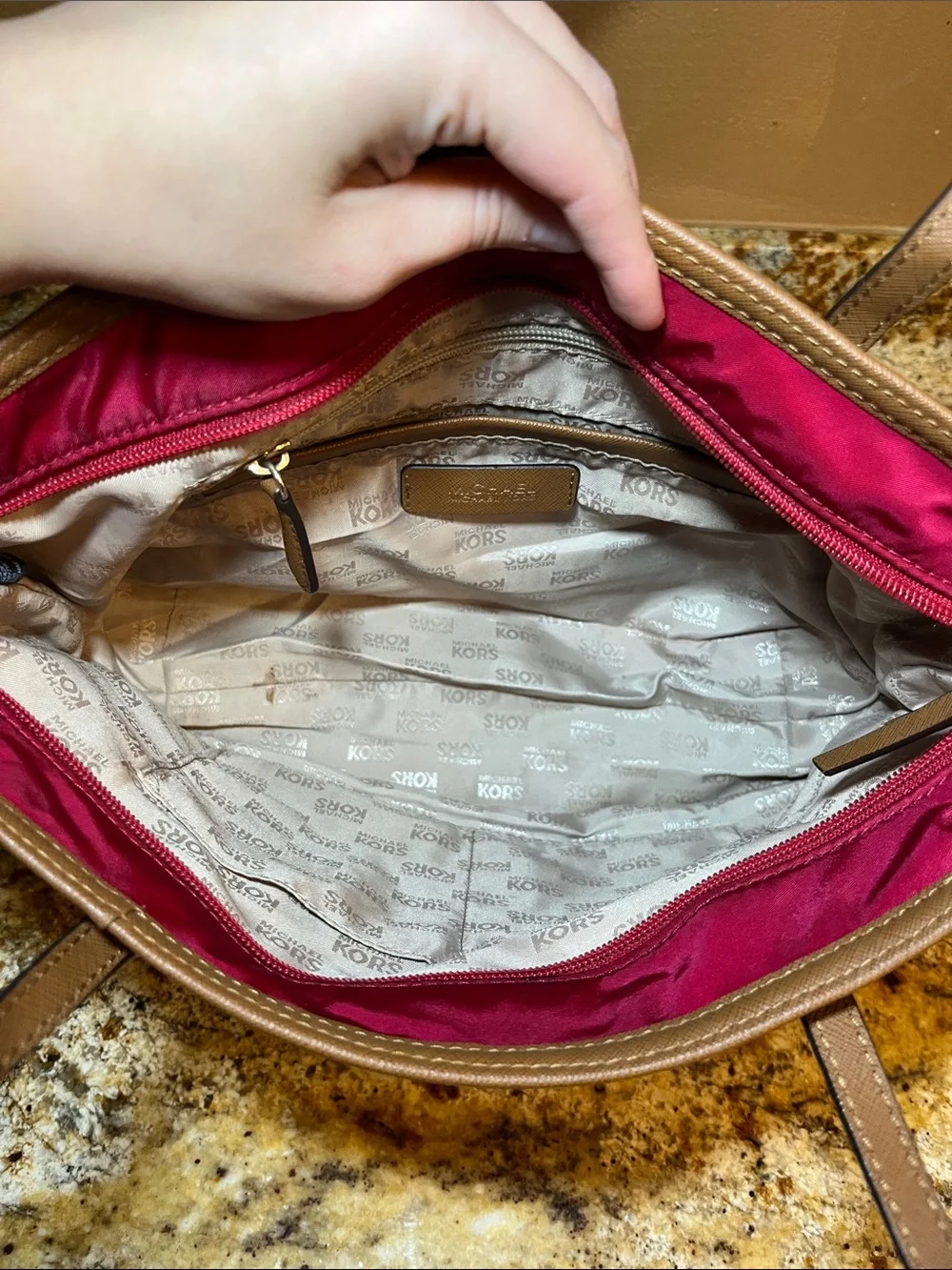 Michael Kors Nylon Hand Bag - Picture 8 of 8